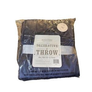 Berkshire Blanket & Home Co Decorative Throw 60x80 NEW